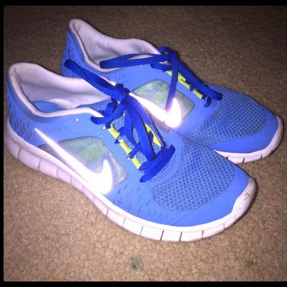 Nike Free Run 5.0 blue/green women’s 7.5
